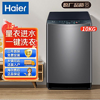 百亿补贴：Haier 海尔 洗衣机大神童10公斤波轮大容量全自动家用洗衣机预约一键洗衣