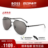 HUGO BOSS 墨镜男士飞行员偏光驾驶专用防晒太阳眼镜1404