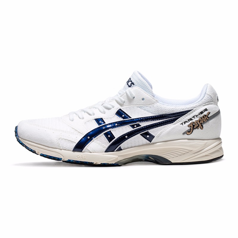 亚瑟士ASICS男鞋竞速跑步鞋透气运动鞋舒适跑鞋 TARTHER JAPAN 白色 42