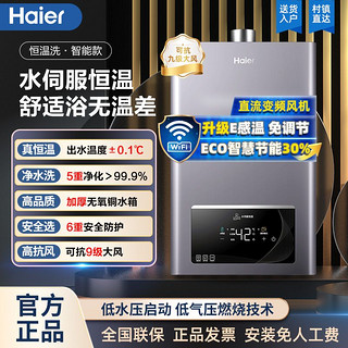 百亿补贴：Haier 海尔 TE7星河系列 燃气热水器