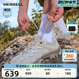 MERRELL 迈乐 情侣徒步鞋MOAB3防滑耐磨登山鞋透气休闲增高老爹鞋男