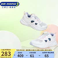 江博士学步鞋运动鞋 春季女童免系旋钮扣儿童鞋B14241W042白色 29 29(脚长17.5-18.1cm)