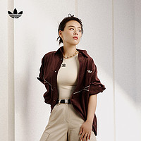 adidas 阿迪达斯 马思纯同款简约修身二合一运动背心女装夏季adidas阿迪达斯三叶草