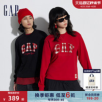 Gap 盖璞 龙年限定男女装2024春季情侣针织卫衣892208