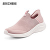 SKECHERS 斯凯奇 闪穿鞋女士一脚蹬舒适健步鞋懒人鞋149708 玫瑰红色 37