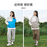 Semir 森馬 外套男女短款寬松春季立領夾克牛仔工裝上衣