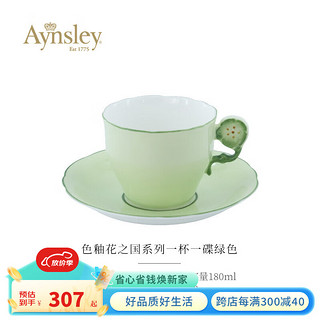 Aynsley 英国安斯丽色釉花之国系列咖啡杯骨瓷英式茶杯送礼 色釉花之国一杯一碟