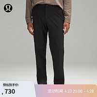 lululemon丨ABC 男士宽松剪裁长裤 30" *Warpstreme LM5AXUS 黑色 30