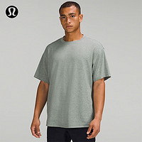 lululemon丨Relaxed Fit 男士训练宽松款短袖 T 恤速干 LM3DK9S 杂色烟熏云杉绿 M