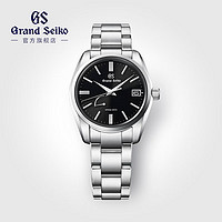 Grand Seiko 冠蓝狮 gs官方钢带SD机芯正装简约大三针商务手表男SBGA465G 黑盘SBGA467G