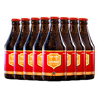 智美（Chimay）红帽啤酒 修道士精酿 啤酒 330ml*8瓶 比利时