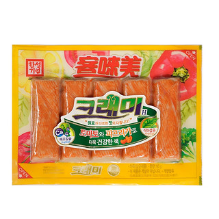 客唻美 临期韩国蟹足棒90g客唻美蟹味棒网红零食即食24.7到期蟹肉