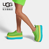 UGG夏季男女同款休闲舒适浅口亮色圆头厚底时尚便鞋 1157970 GML  绿色（多色款） 43 GML | 绿色（多色款）