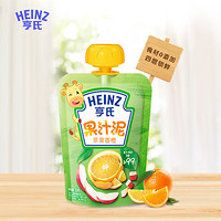 Heinz 亨氏 乐维滋系列 果泥 3段 苹果香橙味 120g