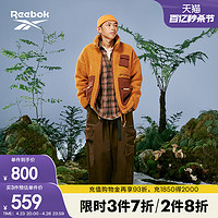 Reebok 銳步 [FUTUREMADE聯名]Reebok銳步官方新款男女仿羊羔絨夾克22CFR101U