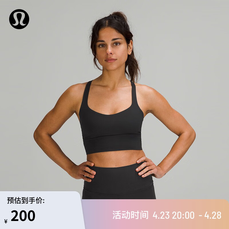 lululemon 丨Free To Be 女士长款运动内衣 LW2AR0S 黑色 2