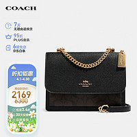 COACH 蔻驰 女士单肩链条包 91019 IMAA8 黑色 小号