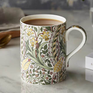MOKUSHIN英国进口SpodeMorris&Co系列陶瓷马克杯欧式水杯茶杯咖啡杯 水仙花马克杯（简装无盒） 425ml