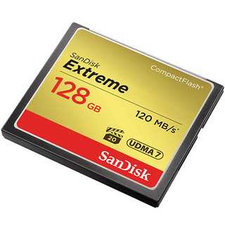 SanDisk 闪迪 至尊极速系列 Extreme CF存储卡 128GB（UHS-III）