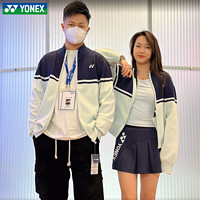 YONEX 尤尼克斯 新款尤尼克斯羽毛球服男女外套秋季训练运动上衣150143 男款 藏青 L