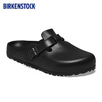 BIRKENSTOCK勃肯软木拖鞋时尚轻便男女同款包头拖鞋EVA-BOSTON系列 黑色窄版127103 46