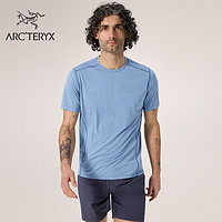 ARC'TERYX 始祖鸟 ARC’TERYX始祖鸟 MOTUS CREW SS 透气 男子 速干短袖T恤 Stone Wash Heather/琢石蓝