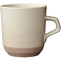 KINTO 水杯 马克杯 咖啡杯 简约 时尚 米色410ml陶瓷马克杯