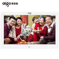 aigo 愛國者 數碼相框DPF101 10.1英寸 高清電子相冊 居 支持遙控照片音樂視頻 官方標配