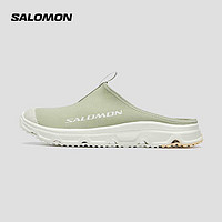 salomon 萨洛蒙 男女款 户外运动缓冲舒适拼色休闲恢复拖鞋 RX SLIDE 3.0 SUEDE 茶色 474316 6