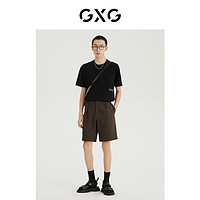GXG男装 2022年夏季都市通勤系列圆领短袖T恤