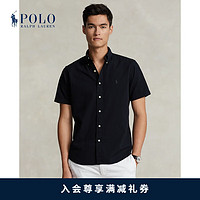 Polo Ralph Lauren 拉夫劳伦 男装 24年春经典版型棉泡泡纱衬衫RL18272 001-Polo黑 XS