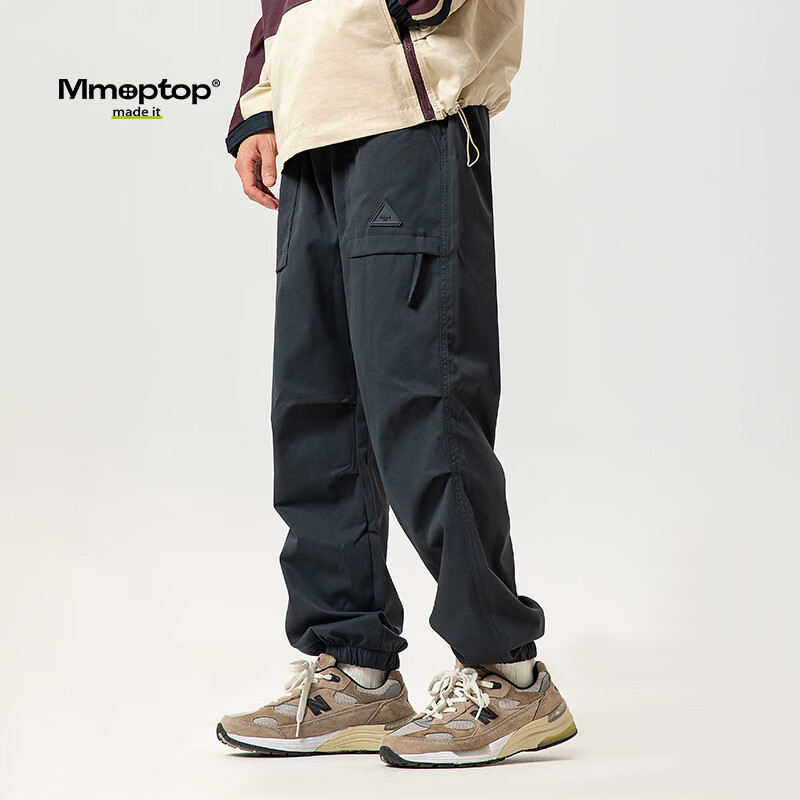 MMOPTOP美式工装裤子男士夏季薄款机能风束脚运动休闲长裤2378灰色2XL 2XL（140-155斤）