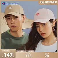 Champion 冠军棒球帽女鸭舌帽男23秋冬新款复古刺绣小C Logo休闲潮