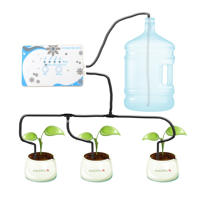 岩骁科技 自动浇水器低功耗智能定时自动淋水器材滴灌微喷多肉阳台家用浇花 自动浇花器