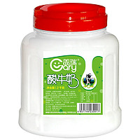 TERUN 天润 新疆天润酸奶原味益家润康全脂发酵乳水果捞 2.4斤盖瑞桶装酸奶(加量不加价