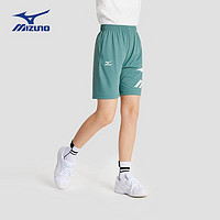 美津浓（MIZUNO）儿童短裤运动裤子男童2024年夏季舒适户外裤 绿色 160cm