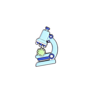 EKUSTYEE 生物元素DNA胸针 显微镜胸针1个