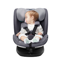Ekobebe 怡戈 兒童安全座椅汽車用0-7-12歲新生兒嬰兒寶寶車載360°旋轉 莫奈灰