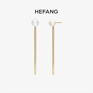 HEFANG Jewelry 何方珠宝 HEFANG何方珠宝水果签耳环925银气质小众设计高级感长款耳钉耳坠