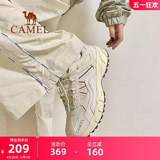 CAMEL 骆驼 户外登山鞋女士防水防滑春夏运动鞋子专业轻便男士徒步休闲鞋