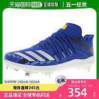 adidas 阿迪達斯 美國直郵Adidas阿迪達斯男士運動鞋球鞋平底低幫系帶舒適藍色訓練