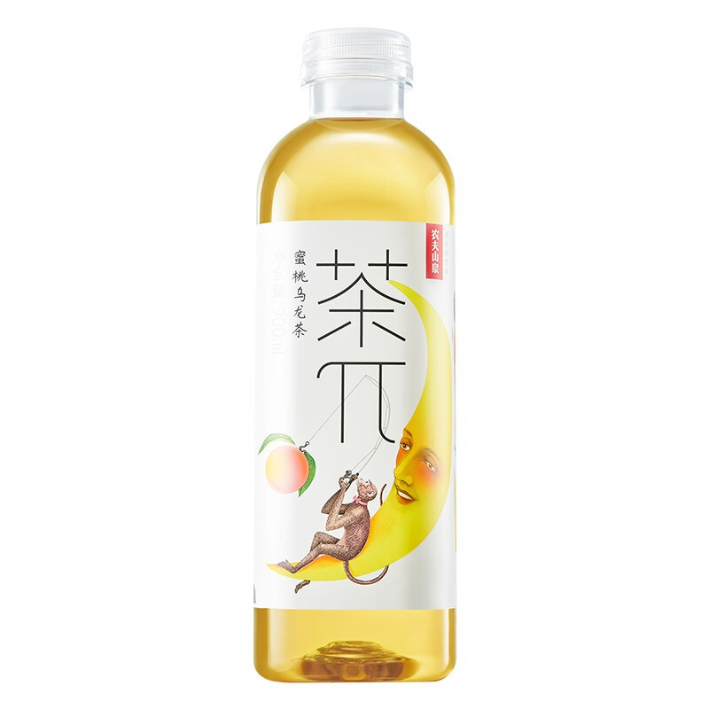 农夫山泉茶派茶Π蜜桃乌龙西柚茉莉花柠檬红茶900ml*3瓶果味饮料