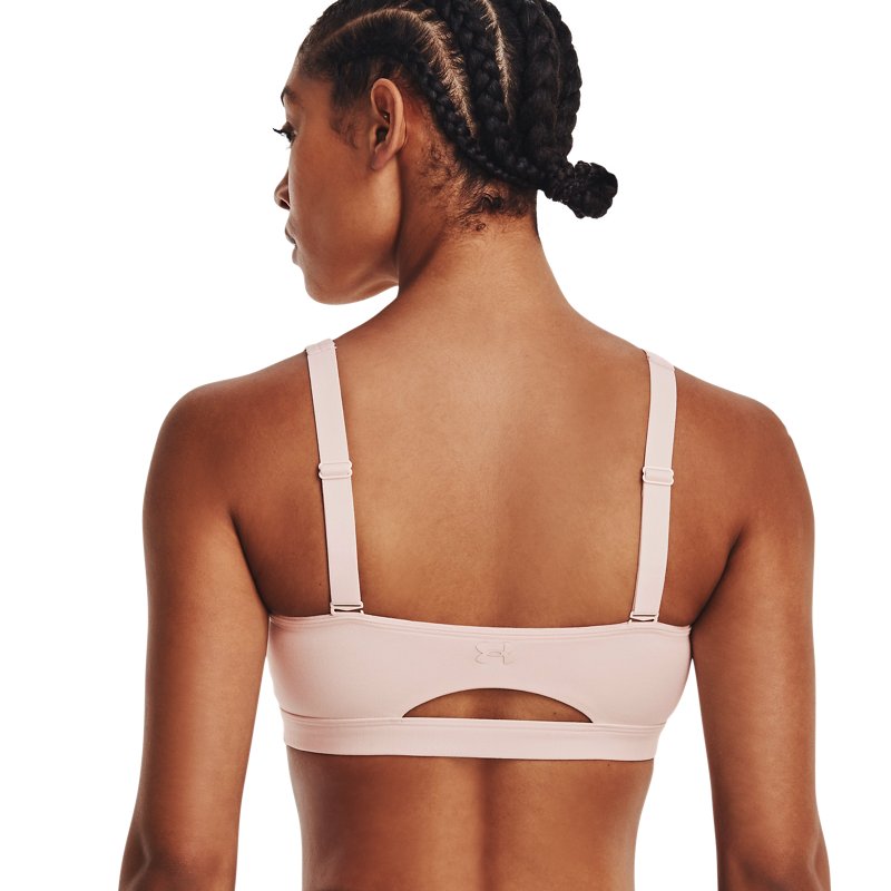 安德玛奥莱UA 女子干爽透气文胸跑步训练运动内衣-中强度