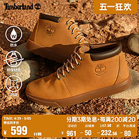 Timberland 官方男鞋春季中幫黃靴戶外防水皮革軟底|A2DSC