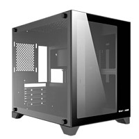 Great Wall 长城 GreatWall冰霜T5海景房机箱（MATX/双面全景玻璃/9风扇位/240水冷） T5黑色