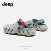 今日必買：Jeep 吉普 洞洞鞋218 水泥灰