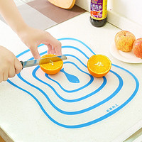 Neyankex 磨砂切菜板廚房案板塑料切水果板家用防滑薄片透明菜板 5個裝隨機色（30*23）
