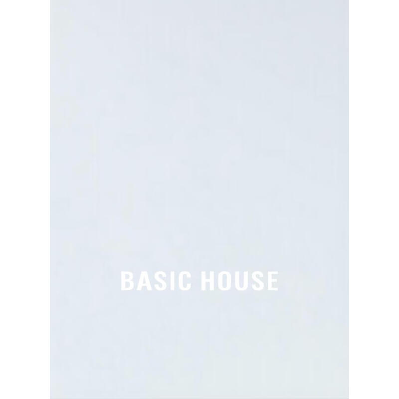 百家好（Basic House）2024春季高腰直筒阔腿裤显瘦纯色拖地裤子黑色 珍珠白 S