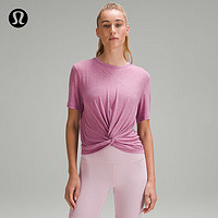 lululemon 丨Crescent 女士短袖 T 恤 LW3DU0S 丝绒粉 2