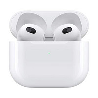 Apple 苹果 AirPods 3 MagSafe充电盒版 半入耳式真无线蓝牙耳机 白色
